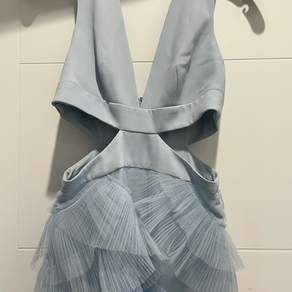 BCBG Blue Tulle Dress - Picture 4 of 6